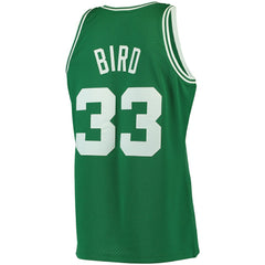 Larry Bird Boston Celtics 1985/86 Big & Tall Hardwood Classics Swingman Jersey Kelly Green | Mitchell & Ness Lifestyle