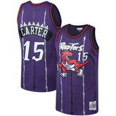 Vince Carter Toronto Raptors 1998/99 Big & Tall Hardwood Classics Swingman Jersey Purple | Mitchell & Ness discount