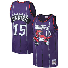 Vince Carter Toronto Raptors 1998/99 Big & Tall Hardwood Classics Swingman Jersey Purple | Mitchell & Ness discount