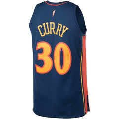 Stephen Curry Golden State Warriors 2009/10 Big & Tall Hardwood Classics Swingman Jersey for sale Navy | Mitchell & Ness