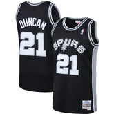 Tim Duncan San Antonio Spurs 1998/99 Big & Tall Hardwood Classics Swingman Jersey Black | Mitchell & Ness online