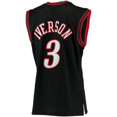 Allen Iverson Philadelphia 76ers 2000/01 Big & Tall Hardwood Classics Swingman Jersey Black | Mitchell & Ness online