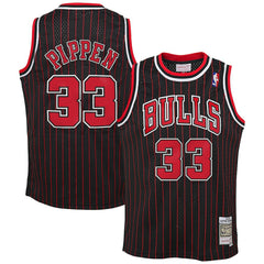 Scottie Pippen Chicago Bulls Big & Tall Hardwood Classics Swingman Jersey for sale Black | Mitchell & Ness US