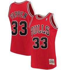 Scottie Pippen Chicago Bulls 1997/98 Big & Tall Hardwood Classics Swingman Jersey for sale Red | Mitchell & Ness discount