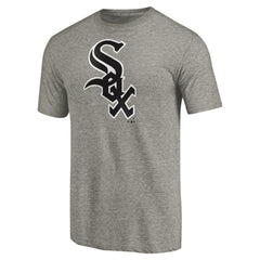 Chicago White Sox Team Wordmark Tri-Blend T-Shirt - Gray - MLB Lifestyle