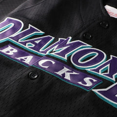 Randy Johnson Arizona Diamondbacks Mitchell & Ness Youth Cooperstown Collection Mesh Batting Practice Jersey - Black - Mitchell & Ness on Sale