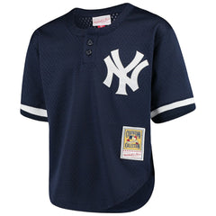 Mariano Rivera New York Yankees Mitchell & Ness Youth Cooperstown Collection Mesh Batting Practice Jersey - Navy - New Era Online