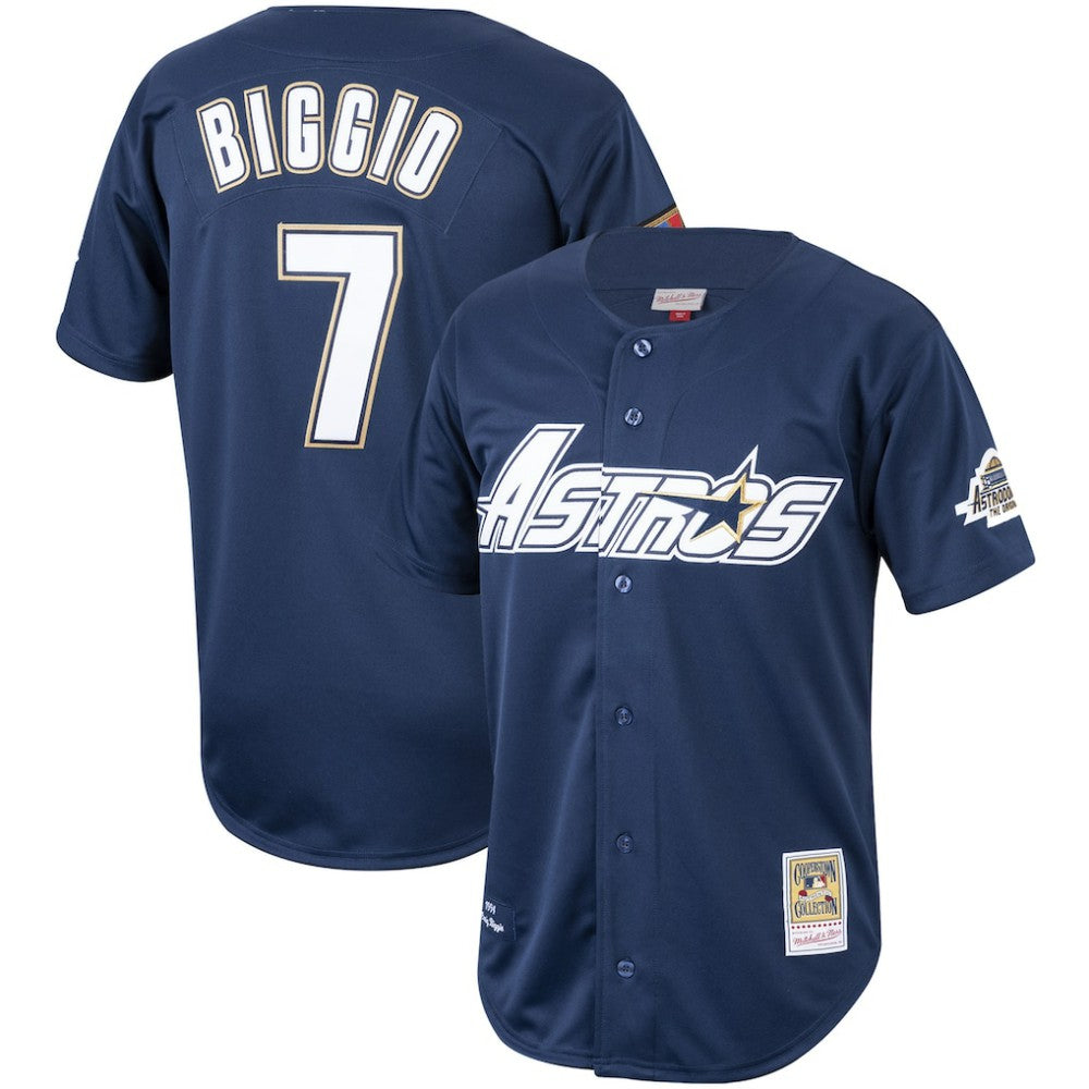 Craig Biggio Houston Astros Mitchell & Ness Cooperstown Collection 1994 Authentic Jersey - Navy - Mitchell & Ness Sale