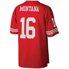 Mitchell & Ness Joe Montana San Francisco 49ers Big & Tall 1990 Retired Player Replica Jersey Scarlet