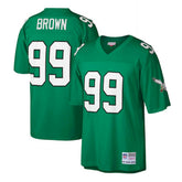 Mitchell & Ness Jerome Brown Philadelphia Eagles Big & Tall 1990 Retired Player Replica Jersey Kelly Green