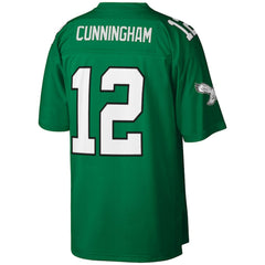Mitchell & Ness Randall Cunningham Philadelphia Eagles Big & Tall 1990 Retired Player Replica Jersey Kelly Green