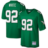 Mitchell & Ness Reggie White Philadelphia Eagles Big & Tall 1990 Retired Player Replica Jersey Kelly Green