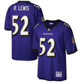 Mitchell & Ness Ray Lewis Baltimore Ravens Big & Tall 2000 Retired Player Replica Jersey Purple
