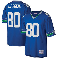 Mitchell & Ness Steve Largent Seattle Seahawks Big & Tall 1985 Retired Player Replica Jersey Royal