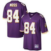 Mitchell & Ness Randy Moss Minnesota Vikings Big & Tall 1998 Retired Player Replica Jersey Purple