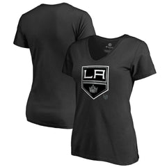 Los Angeles Kings Women's Core Smoke V-Neck T-Shirt - Black - NHL 3305751