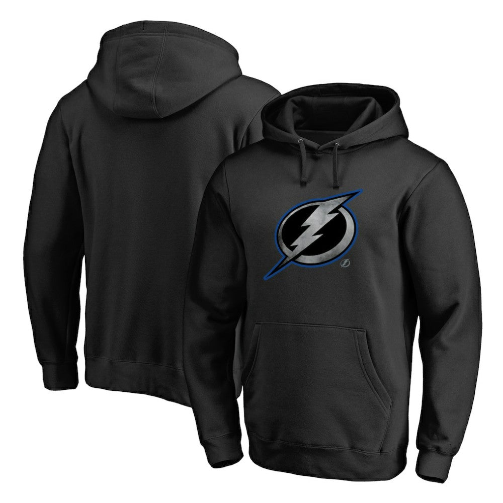 Tampa Bay Lightning Core Smoke Pullover Hoodie - Black - NHL 3305792