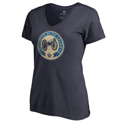 Columbus Blue Jackets Women's Team Alternate V-Neck T-Shirt - Navy - NHL 3309992