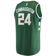 Pat Connaughton Milwaukee Bucks Fast Break Replica Jersey Icon Edition Hunter Green | Fanatics US
