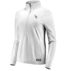 Colorado Rockies Vineyard Vines Women's Performance Grid Half-Zip Pullover Top - Gray - MLB Online