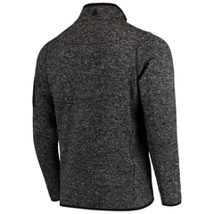 Kansas City Chiefs Antigua Fortune Quarter-Zip Pullover Jacket Heather Black