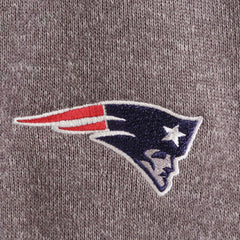 New England Patriots Antigua Fortune Quarter-Zip Pullover Jacket Charcoal