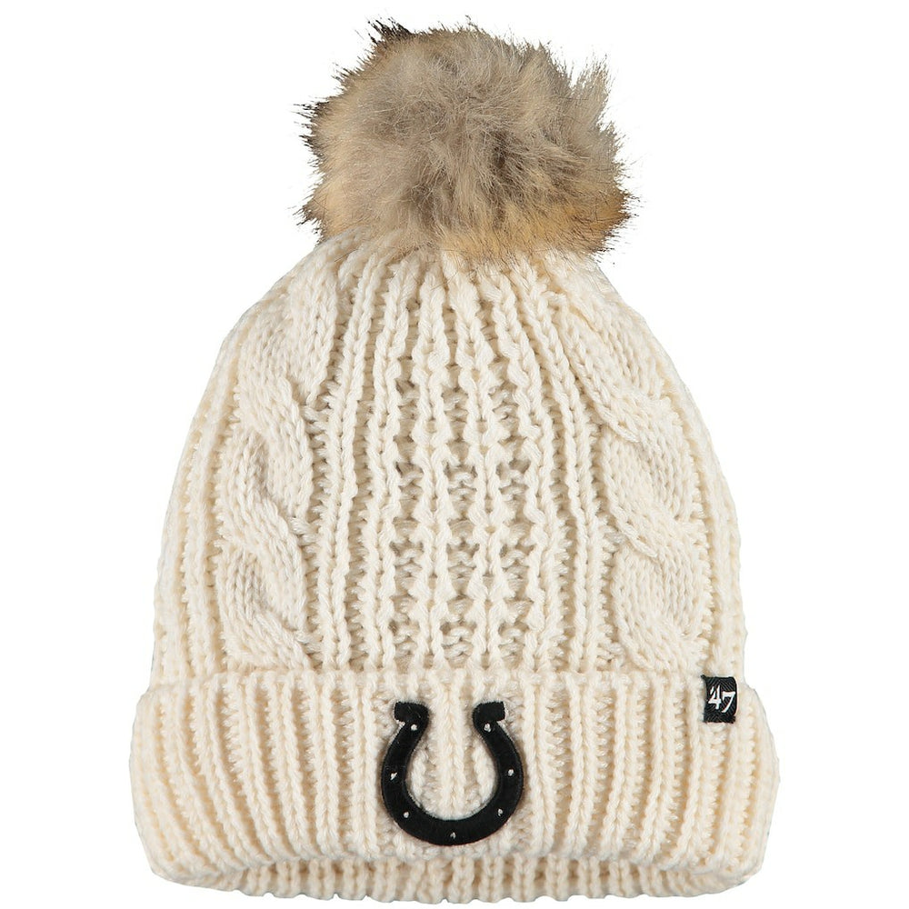 47 brand Indianapolis Colts '47 Women's Meeko Cuffed Knit Hat Cream