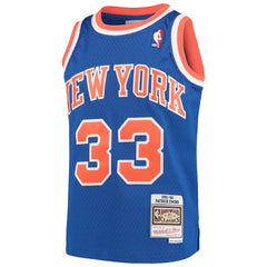Patrick Ewing New York Knicks Youth Hardwood Classics Swingman Throwback Jersey Blue | Mitchell & Ness for sale