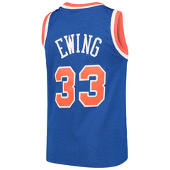 Patrick Ewing New York Knicks Youth Hardwood Classics Swingman Throwback Jersey Blue | Mitchell & Ness for sale