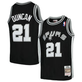 Tim Duncan San Antonio Spurs Youth Swingman Throwback Jersey Black | Mitchell & Ness Near Me