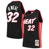 Shaquille O'Neal Miami Heat Hardwood Classics Swingman Jersey Black | Mitchell & Ness discount