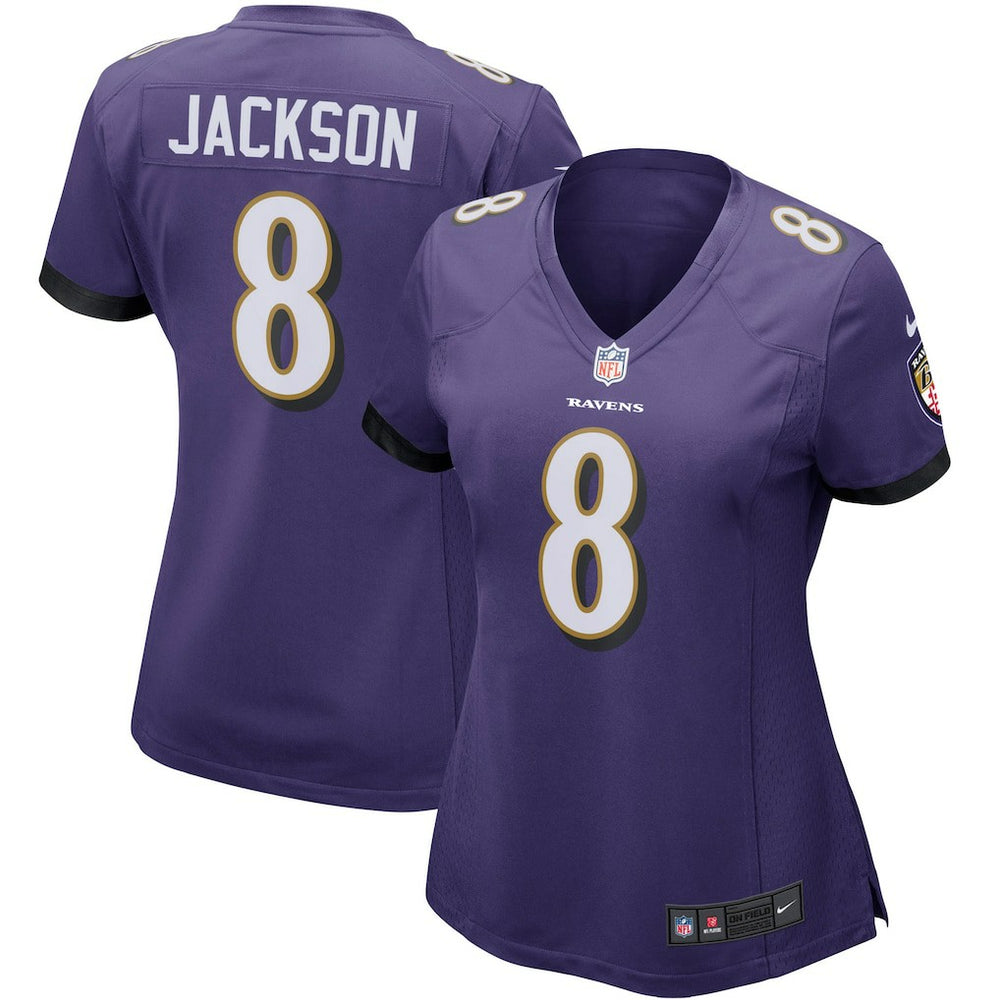Nike Lamar Jackson Baltimore Ravens Women's Game Player Jersey Purple