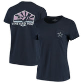 Dallas Cowboys Vineyard Vines Women's Sunset Sail T-Shirt Navy