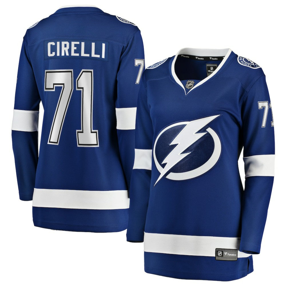 Anthony Cirelli Tampa Bay Lightning Fanatics Women's Home Breakaway Player Jersey - Blue - NHL 3455511