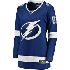 Erik Cernak Tampa Bay Lightning Fanatics Women's Home Breakaway Player Jersey - Blue - NHL 3455513