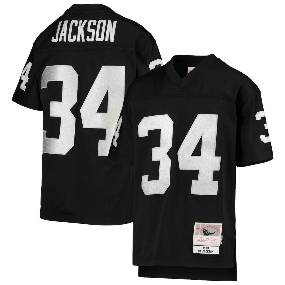 Mitchell & Ness Bo Jackson Las Vegas Raiders Youth 1988 Legacy Retired Player Jersey Black