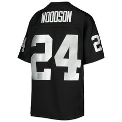 Mitchell & Ness Charles Woodson Las Vegas Raiders Youth 1998 Legacy Retired Player Jersey Black