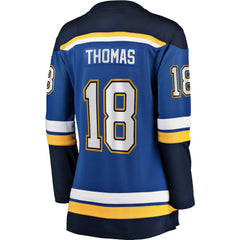 Robert Thomas St. Louis Blues Fanatics Women's Home Breakaway Player Jersey - Blue - NHL 3488570