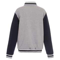 Dallas Cowboys JH Design Reversible Two Tone Fleece Jacket Gray/Navy