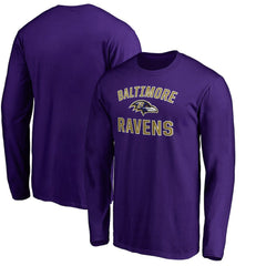 Baltimore Ravens Victory Arch Long Sleeve T-Shirt Purple