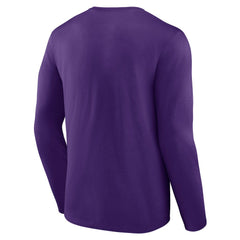 Minnesota Vikings Victory Arch Long Sleeve T-Shirt Purple