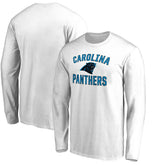 Carolina Panthers Victory Arch Long Sleeve T-Shirt White