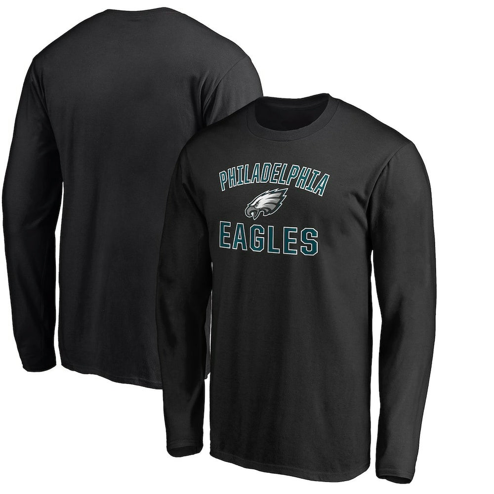 Philadelphia Eagles Victory Arch Long Sleeve T-Shirt Black