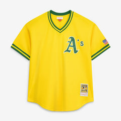 Mark McGwire Athletics Mitchell & Ness Authentic Batting Practice Jersey - Gold - Mitchell & Ness Online