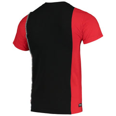 San Francisco 49ers Refried Apparel Sustainable Upcycled Split T-Shirt Black/Scarlet