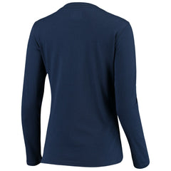 Tennessee Titans G-III 4Her by Carl Banks Women's Post Season Long Sleeve V-Neck T-Shirt Navy