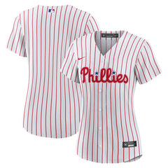 Philadelphia Phillies Nike Women's Home Replica Team Jersey - White - Nike on Sale