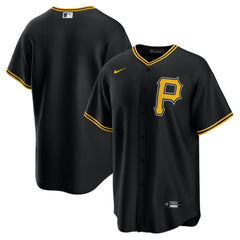 Pittsburgh Pirates Nike Alternate Replica Team Jersey - Black - Nike on Sale