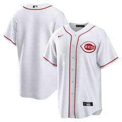 Cincinnati Reds Nike Home Replica Team Jersey - White - Nike Online