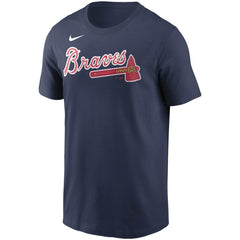 Ozzie Albies Atlanta Braves Nike Fuse Name & Number T-Shirt - Navy - Nike Discount